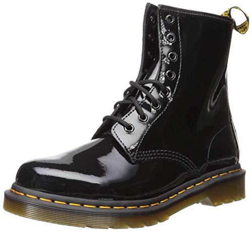 Dr Martens 1460Â Z Botas de Classic de las Patentes en charol para Mujer, Negro, 37 EU