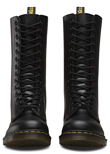 Dr. Martens 1914Z Smooth Black - Botas militares, color: Negro, Negro, 39