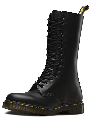 Dr. Martens 1914Z Smooth Black - Botas militares, color: Negro, Negro, 39