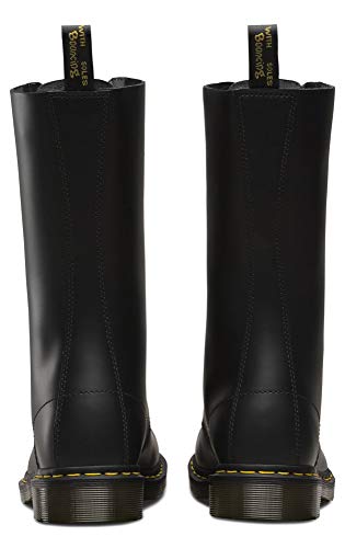 Dr. Martens 1914Z Smooth Black - Botas militares, color: Negro, Negro, 39