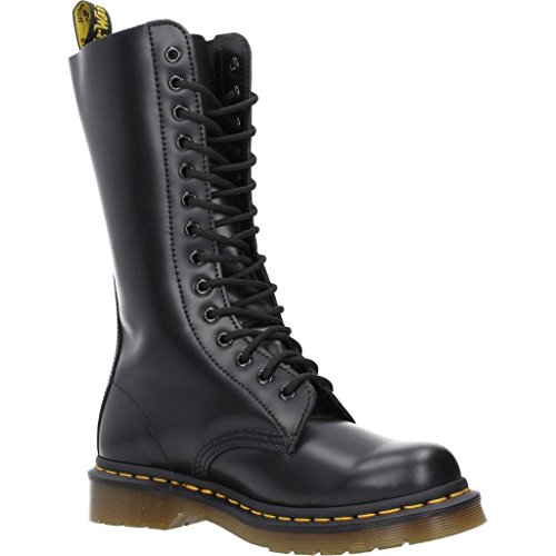 Dr. Martens 1914Z Smooth Black, Botas Militares Unisex, Negro, 38