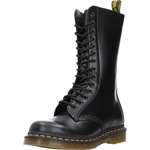 Dr. Martens 1914Z Smooth Black, Botas Militares Unisex, Negro, 38