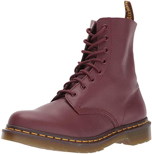 Dr. Martens PASCAL Virginia DRESS BLUE, Botas Mujer, Rojo (Cherry Red), 37 EU