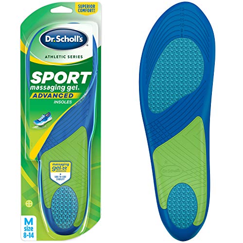 Dr. Scholl's Athletic Series - Plantillas deportivas para hombre, 1 par, talla 8-14