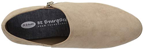 Dr. Scholl's Shoes Brief, Botas Cortas al Tobillo Mujer, Putty Microfibra Ante, 43 EU
