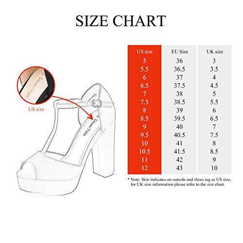 Dream Pairs Zapatillas Moda Tacón escarpín Sandalias Correa Stiletto Peep-Toe Mujer JESSICA-02 Ante Negro 41 EU / 10 US