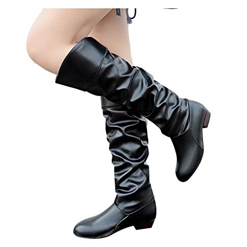 DreamedU Botas Altas Invierno Mujer Botas De Piel Ancho Especial Caña De Nieve Caña Ancha Zapatos Mujer Cuña Planos Sintética Baratas 201019