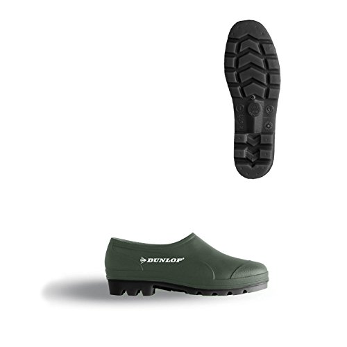 Dunlop Bicolour Zapato Cerrado Professionel, Verde/Negro, 41