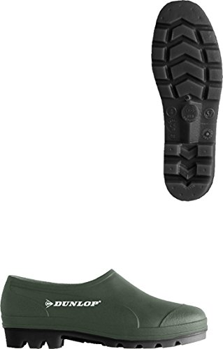 Dunlop Bicolour Zapato Cerrado Professionel, Verde/Negro, 41