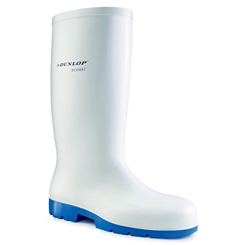 Dunlop - Botas de Agua de Trabajo Acifort A181331 para Chica Mujer (49 EU) (Blanco)