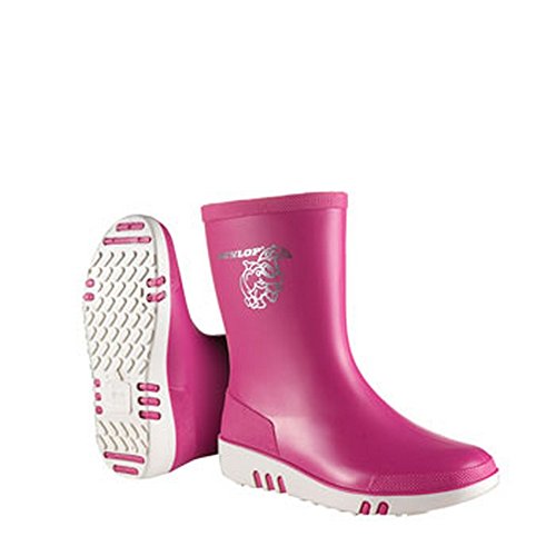 Dunlop - Botas Estilo Wellies Infantil (20 EU/Rosa)