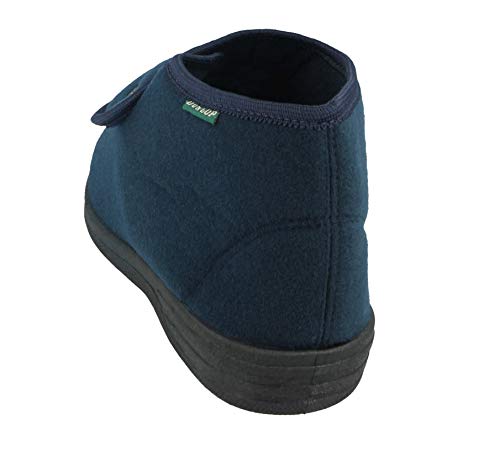 Dunlop Dmh7595 Hombre Azul Marino Ajustables Toque de Fijación Ortopédicos Botas Zapatillas EU 42