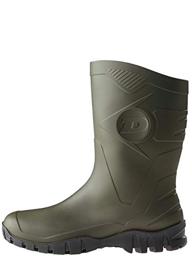 Dunlop Protective Footwear (DUO18) Dunlop DEE, Botas de Goma de Trabajo Unisex Adulto, Green, 42 EU