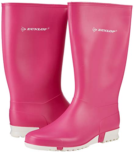 Dunlop Protective Footwear (DUO18) Dunlop Sport Retail, Botas de Goma de Trabajo Unisex Adulto, Pink, 38 EU