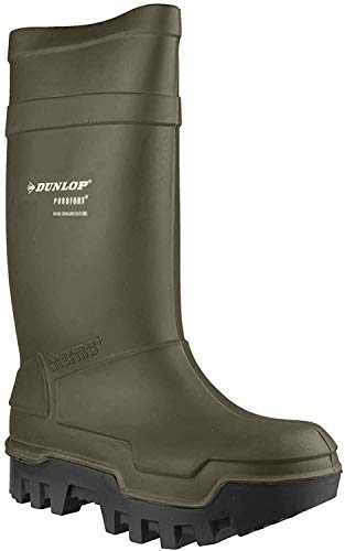 DunlopC662933 S5 THERMO+ , Botas de caña alta de goma Unisex, Verde (Groen 08), 42 EU