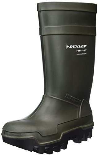 DunlopC662933 S5 THERMO+ , Botas de caña alta de goma Unisex, Verde (Groen 08), 47 EU
