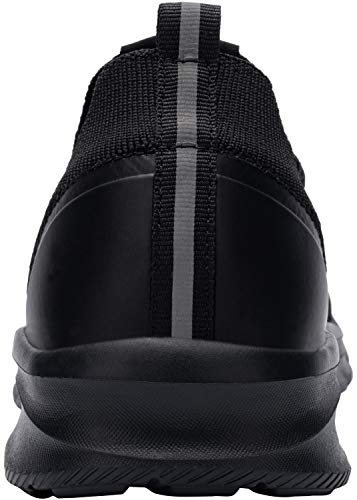 DYKHMILY Impermeable Zapatillas de Seguridad Mujer Ligeras Zapatos de Seguridad Trabajo Punta de Acero Calzado de Seguridad Deportivo (Tejido Negro,42 EU)