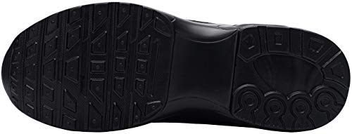DYKHMILY Zapatos de Seguridad Hombre Ligeras Zapatillas Seguridad Trabajo con Punta de Acero Calzado de Seguridad Deportivo Colchón de Aire Transpirables Reflectante Cómodo (Profundo Negro,43 EU)