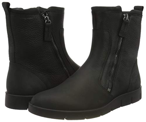 ECCO Bella BlackBlack Oil NubcukQuarry, Botín Mujer, Negro/Negro, 39 EU