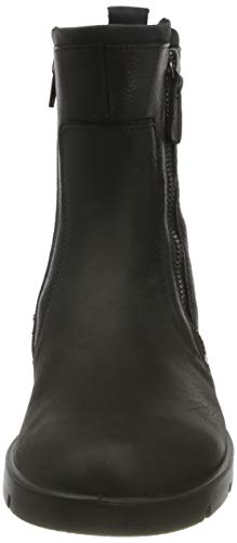 ECCO Bella BlackBlack Oil NubcukQuarry, Botín Mujer, Negro/Negro, 39 EU