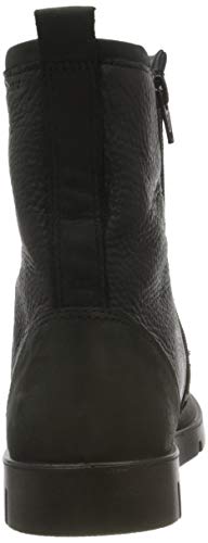 ECCO Bella BlackBlack Oil NubcukQuarry, Botín Mujer, Negro/Negro, 39 EU