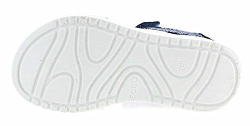 Ecco Flora, Sandalias con Punta Abierta Unisex Niños, Azul (Retro Blue), 28 EU