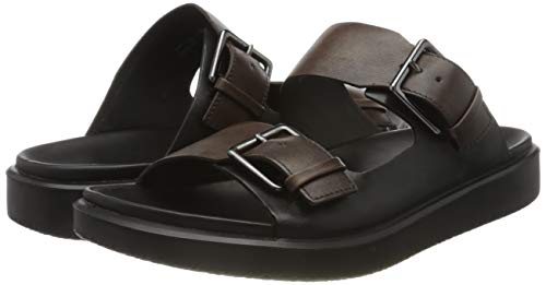ECCO FLOWTLXM, Zapatillas de Estar por casa Hombre, Marrón (Cocoa Brown/Black 55424), 43 EU