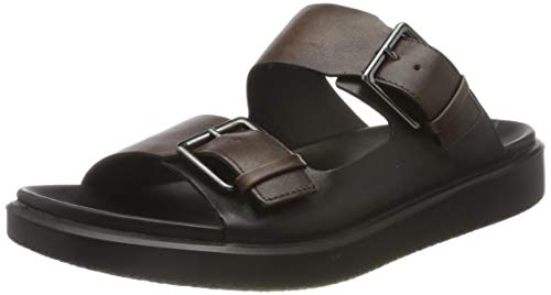 ECCO FLOWTLXM, Zapatillas de Estar por casa Hombre, Marrón (Cocoa Brown/Black 55424), 43 EU