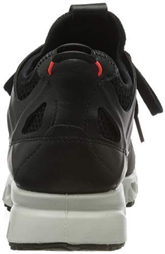 ECCO Multi-Vent W Low GTXS Tex, Zapatillas Mujer, Negro (Black/Black/Coral Neon 51759), 38 EU
