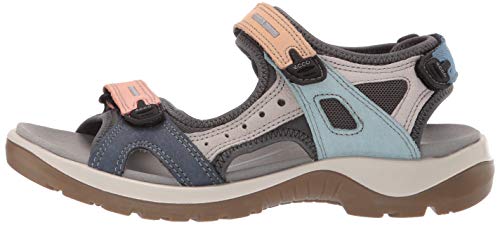 ECCO Offroad Sandalias de Senderismo, Mujer, Multicolor (Multicolor 55749), 39 EU