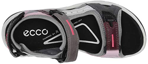 ECCO Offroad, Sandalias de Senderismo Mujer, Multicolor (Multicolor Wine 51826), 42 EU