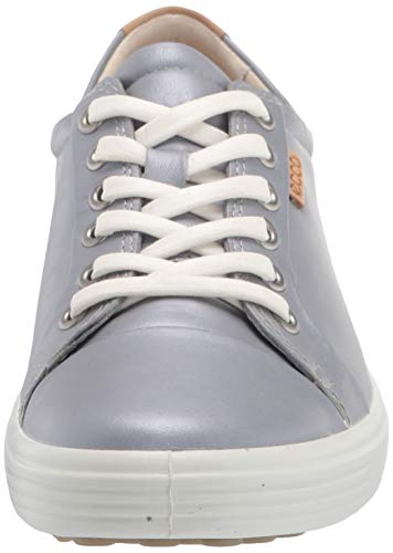 ECCO Soft 7 W, Zapatillas Mujer, Color Gris Metalizado, 42 EU