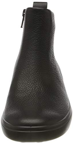 ECCO Soft 7 Wedge W Black, Botín Mujer, Negro Negro, 42 EU