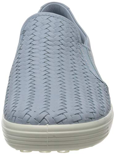 ECCO SOFT7W, Zapatillas sin Cordones Mujer, Azul (Dusty Blue 1434), 40 EU