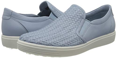 ECCO SOFT7W, Zapatillas sin Cordones Mujer, Azul (Dusty Blue 1434), 40 EU