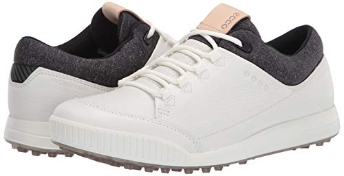 ECCO Street Retro, Zapatos de Golf Hombre, Bright White, 45 EU