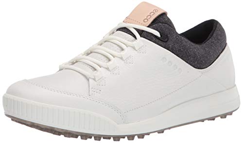 ECCO Street Retro, Zapatos de Golf Hombre, Bright White, 45 EU
