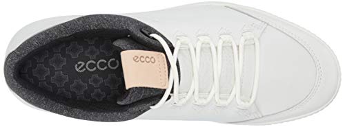 ECCO Street Retro, Zapatos de Golf Hombre, Bright White, 45 EU