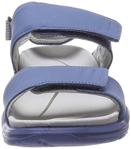 Ecco X-trinsic, Sandalias con Punta Abierta para Mujer, (Retro Blue 1471), 42 EU