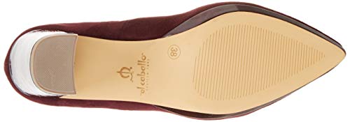 El Caballo Carmona, Zapato de tacón Mujer, Burdeos, 41 EU