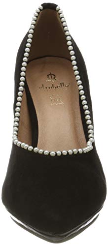 El Caballo Carmona, Zapato de tacón Mujer, Negro, 38 EU