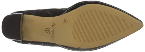 El Caballo Carmona, Zapato de tacón Mujer, Negro, 38 EU