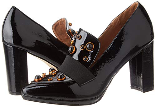 El Caballo Dos Hermanas, Zapato de tacón Mujer, Negro, 41 EU