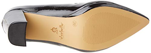 El Caballo Dos Hermanas, Zapato de tacón Mujer, Negro, 41 EU