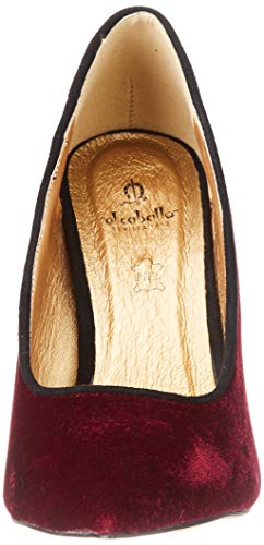 El Caballo Palonegro, Zapato de tacón Mujer, Burdeos, 38 EU