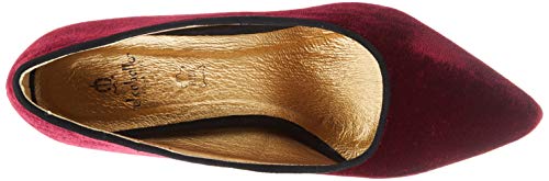 El Caballo Palonegro, Zapato de tacón Mujer, Burdeos, 39 EU