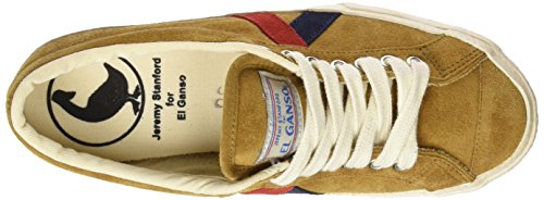 El Ganso M Berliner Suede Walking, Zapatillas de Deporte Unisex Adulto, Marrón (Cuero), 36 EU