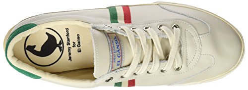 El Ganso M Match Leather Ribbon It, Zapatillas de Deporte Unisex Adulto, Blanco (White), 40 EU