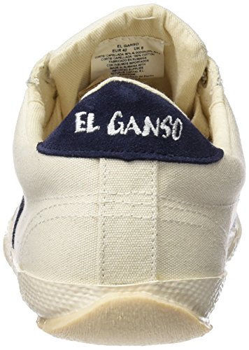 El Ganso Match Canvas Ribbon, Zapatillas de Deporte Unisex Adulto, Blanco (Off-White), 45 EU