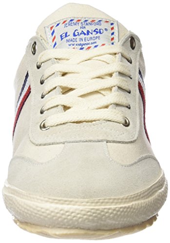 El Ganso Match Canvas Ribbon, Zapatillas de Deporte Unisex Adulto, Blanco (Off-White), 45 EU